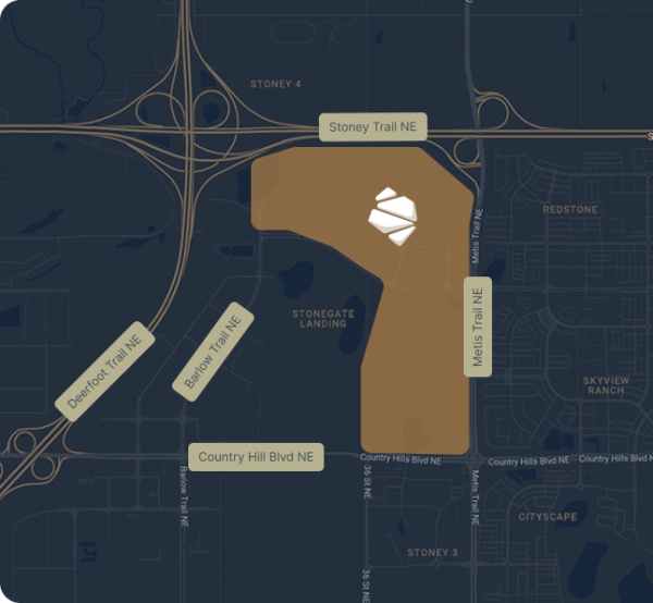 Stonegate map